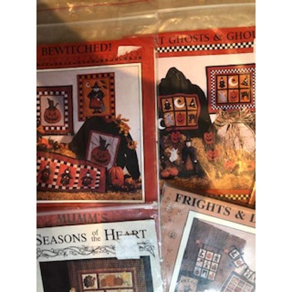 5 Quilting Sewing Patterns Halloween Fall - Picture 2 of 4